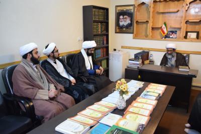 دیدار اعضای دفتر مطالعات اسلامی پژوهشگاه فضای مجازی با آیت الله سیفی مازندرانی