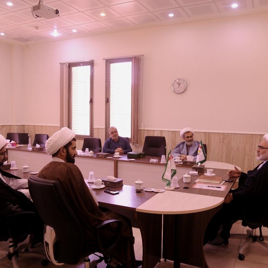 دیدار اعضای دفتر مطالعات اسلامی پژوهشگاه فضای مجازی با دکتر نجف لک‌زایی