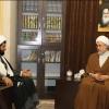 دیدار اعضای دفتر مطالعات اسلامی پژوهشگاه فضای مجازی با آیت الله اراکی
