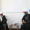 بازدید آیت الله سیفی مازندرانی از دفتر مطالعات اسلامی و ارتباطات حوزوی پژوهشگاه فضای مجازی